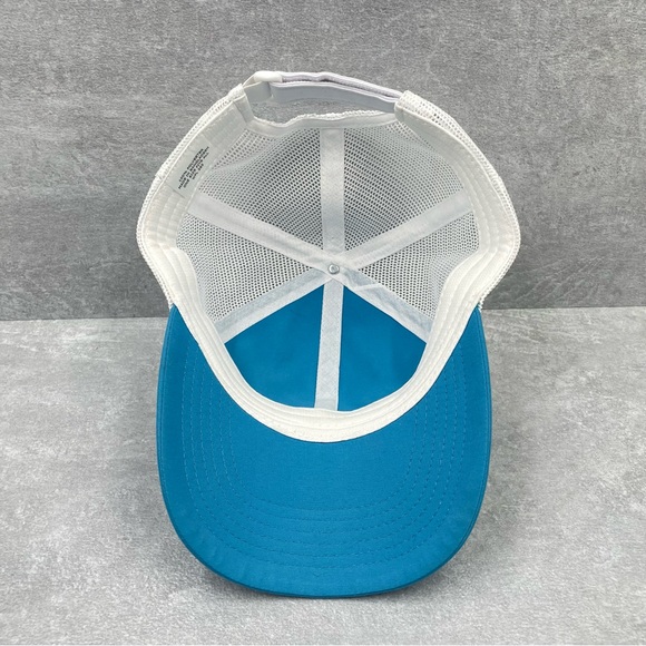 EAG Elite Hat Baseball Ball Cap ADJUSTABLE Blue White Relaxed Fit Mesh Back - Picture 9 of 9